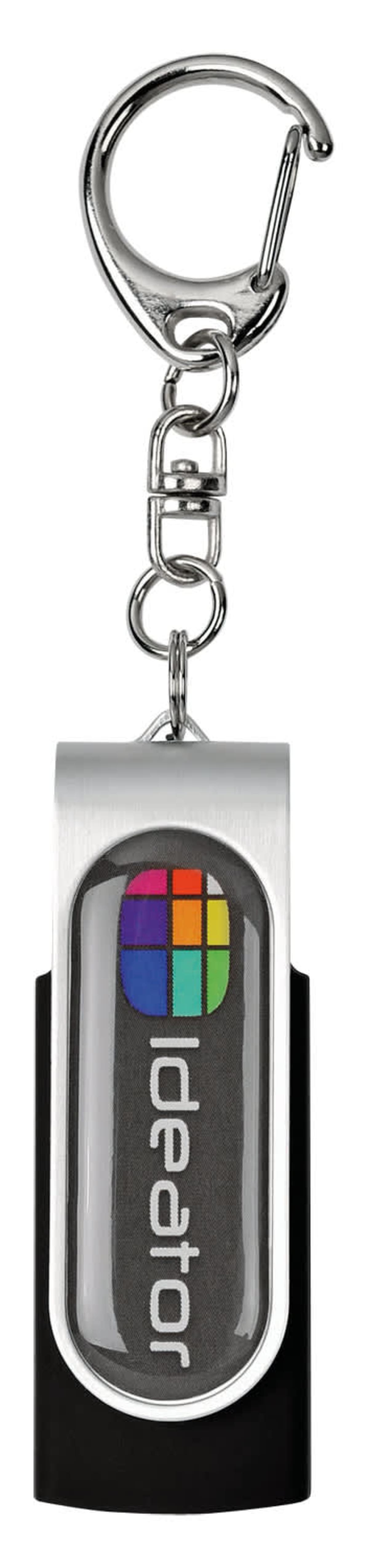 USB Epoxy dome with key chain twister USB (factory direct MOQ)