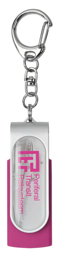 USB Epoxy dome with key chain twister USB (factory direct MOQ)