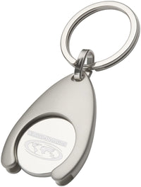 Keyring coin holder