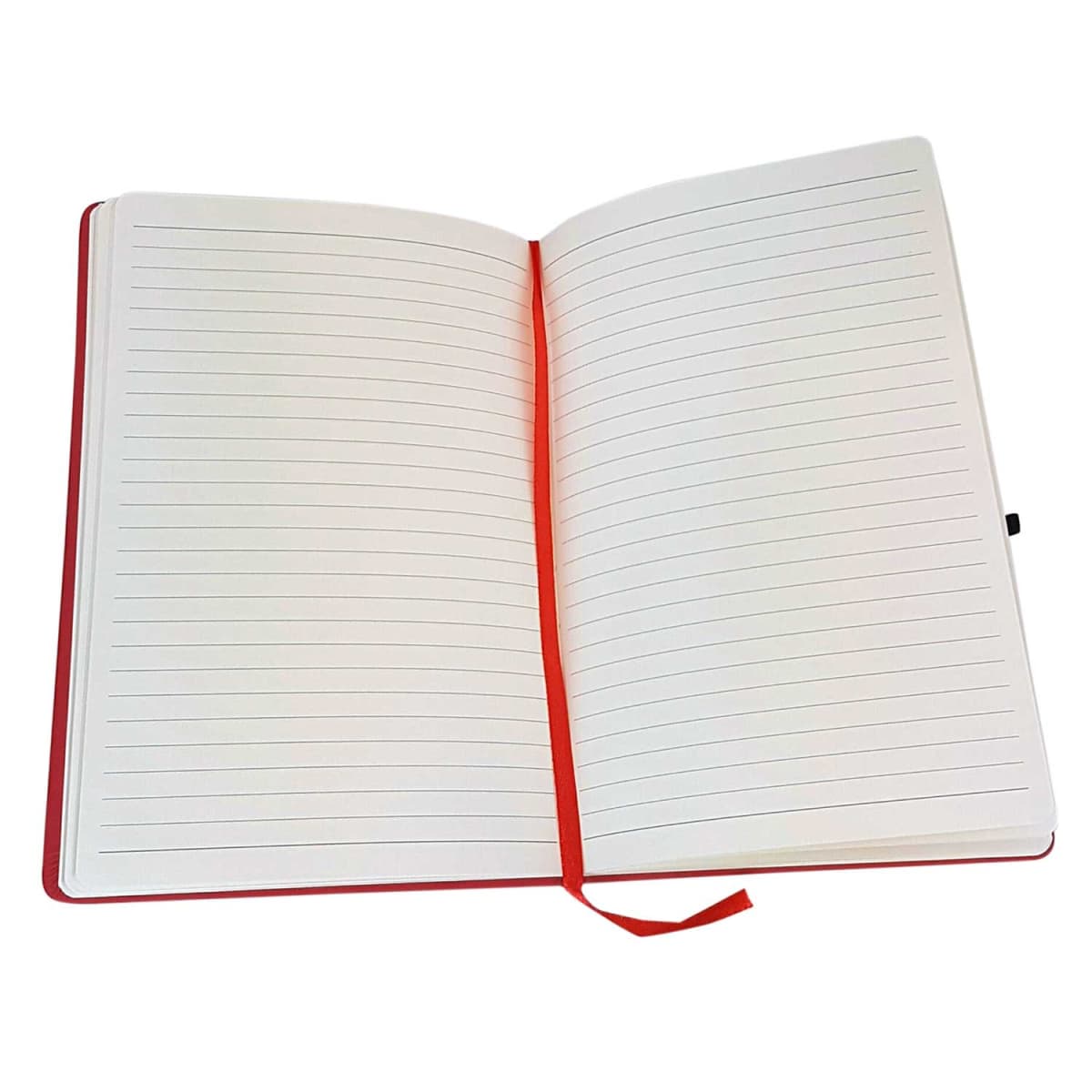 notebook A5 size 160 cream lined pages and internal pocket