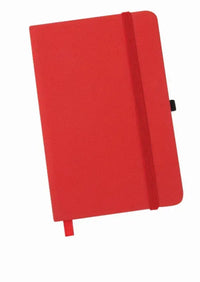 notebook A5 size 160 cream lined pages and internal pocket