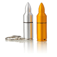 USB Bullet shape with key ring attachment ( factory Direct MOQ)