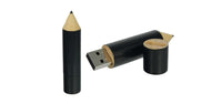 USB pencil in wood with magnetic closure  (factory direct MOQ)