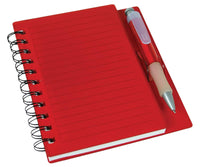 Note book spiral bound with pen 200 pages