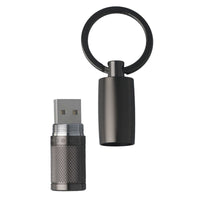 USB stick Pure Matte Dark Chrome