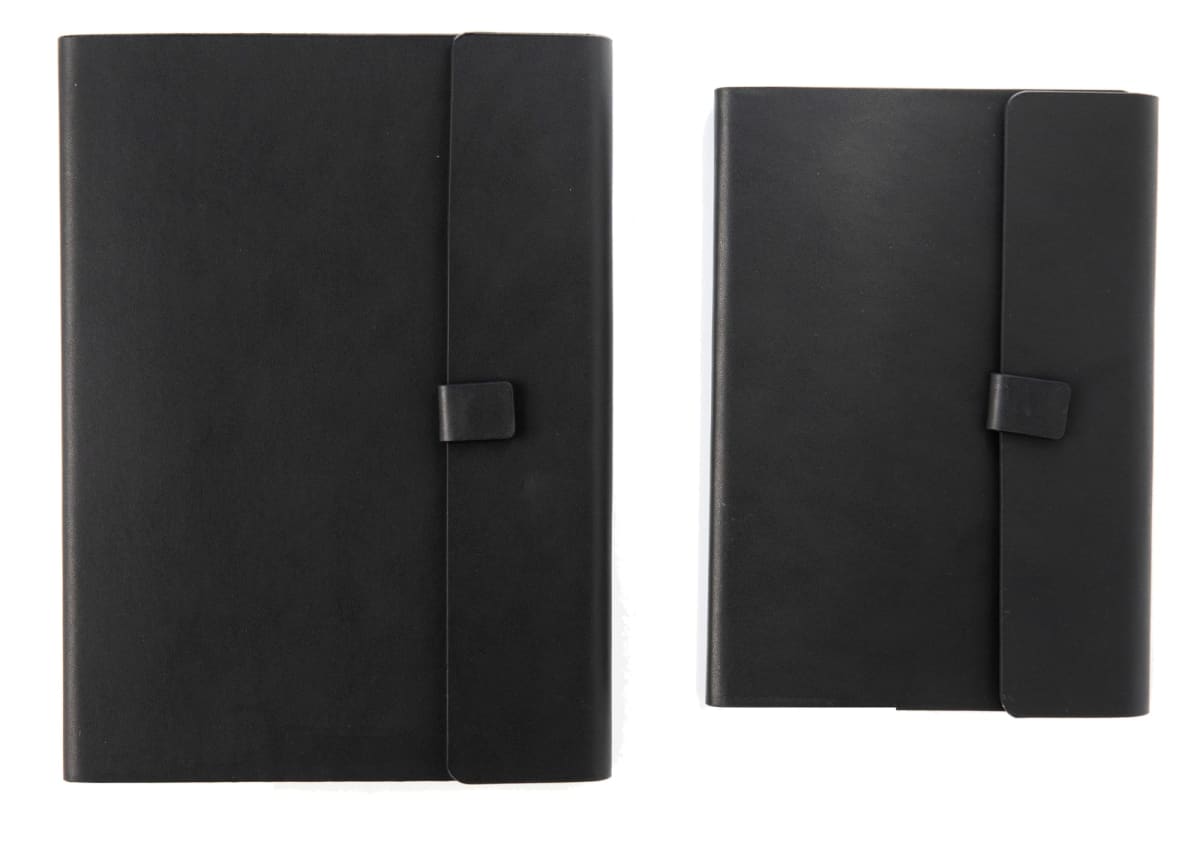 Notebook large B5 size B5 - 260 x 190 mm koeskin cover pockets