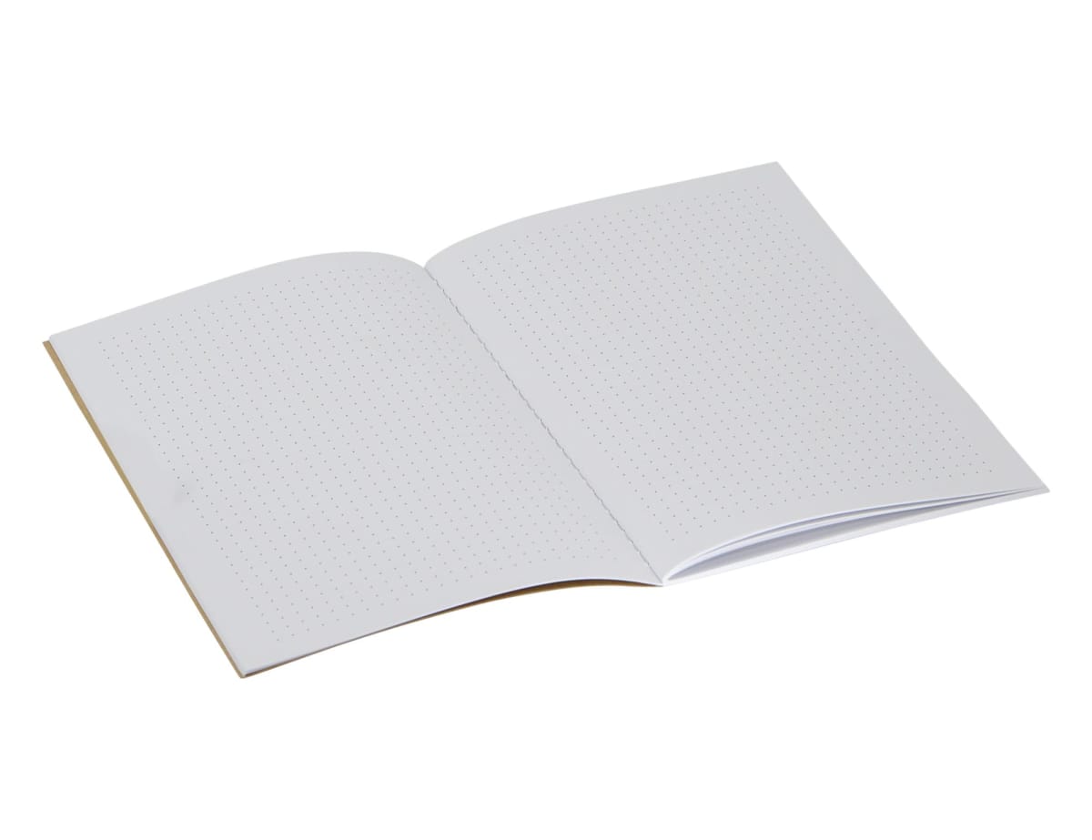 Kraft A5 Notebook, Dot Grid