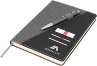 Ottawa A5 Notebook, Black/Grey