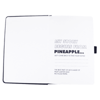 Pineapple Leather Bound JournalBook