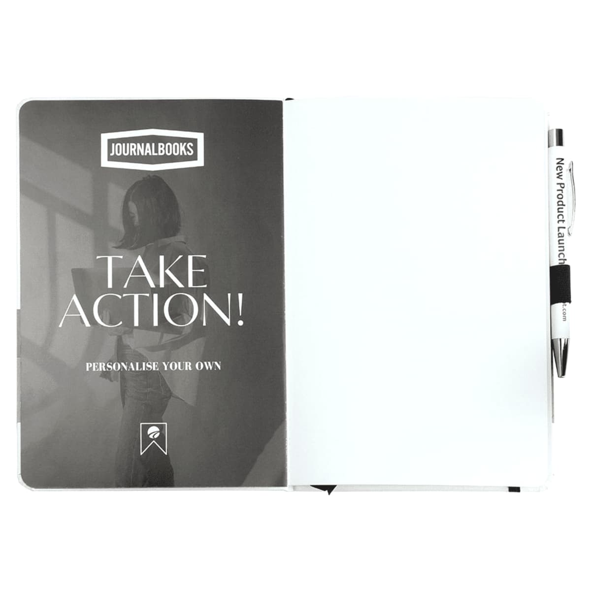 Nova White Bound JournalBook w/ Coloured Accents