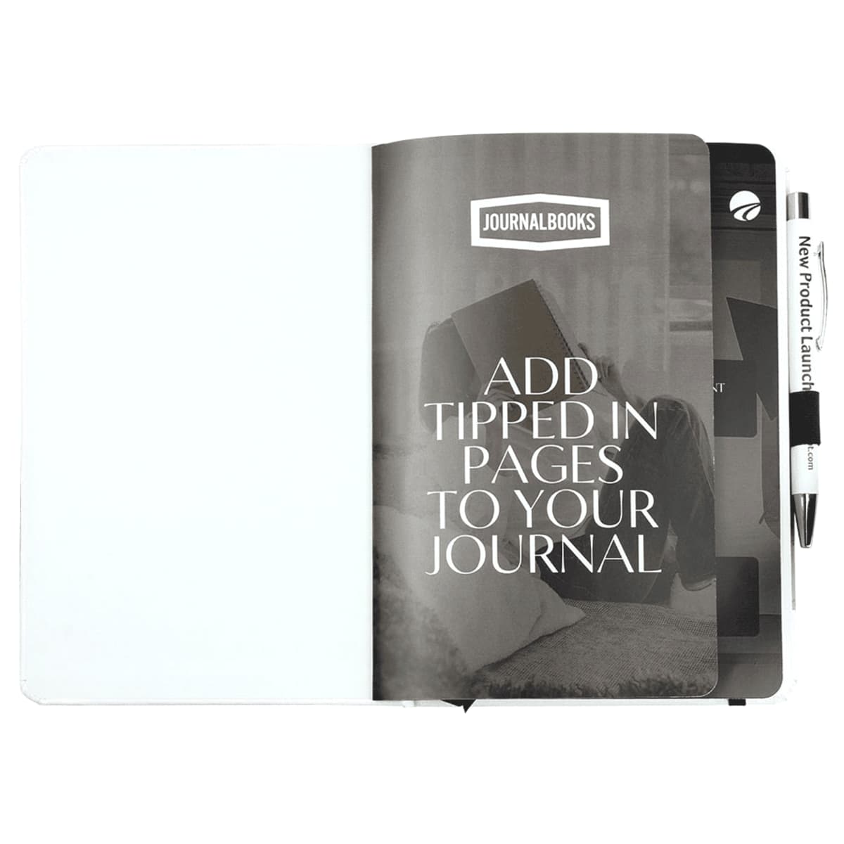 Nova White Bound JournalBook w/ Coloured Accents