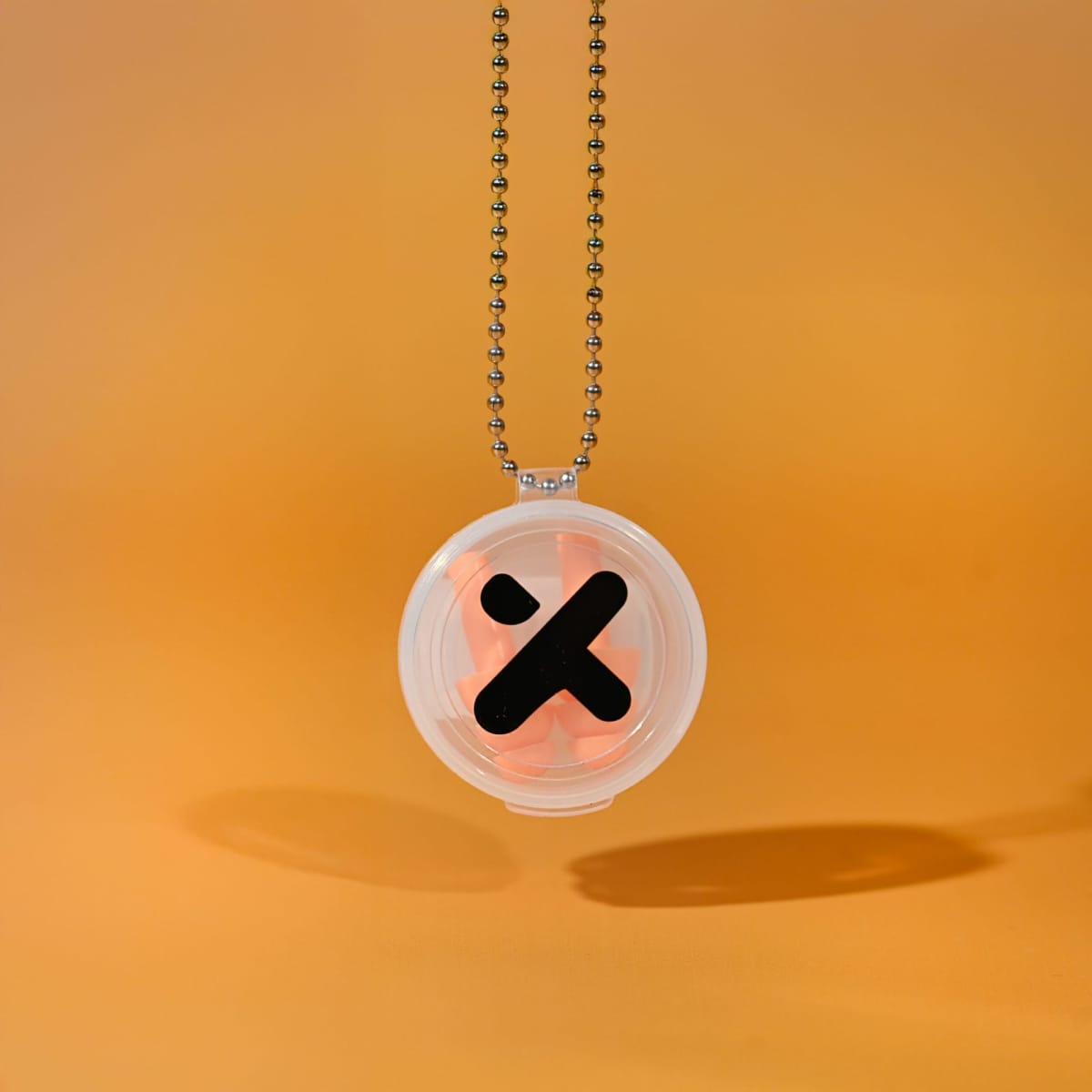 Silicone Earplug Keychain