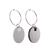 Circle Stainless Steel Keytag
