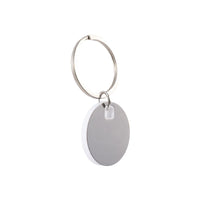 Circle Stainless Steel Keytag