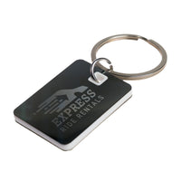 Rectangle Stainless Steel Keytag
