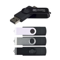 Swivel USB Flash Drive Dual 8GB
