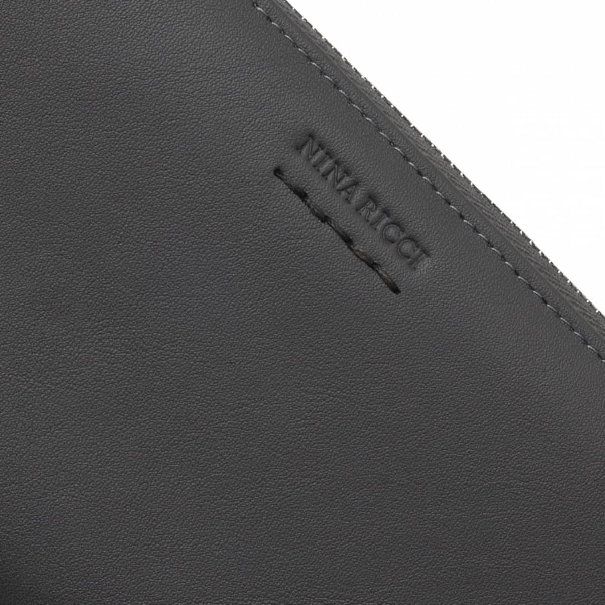 Zipped wallet Sellier Gris