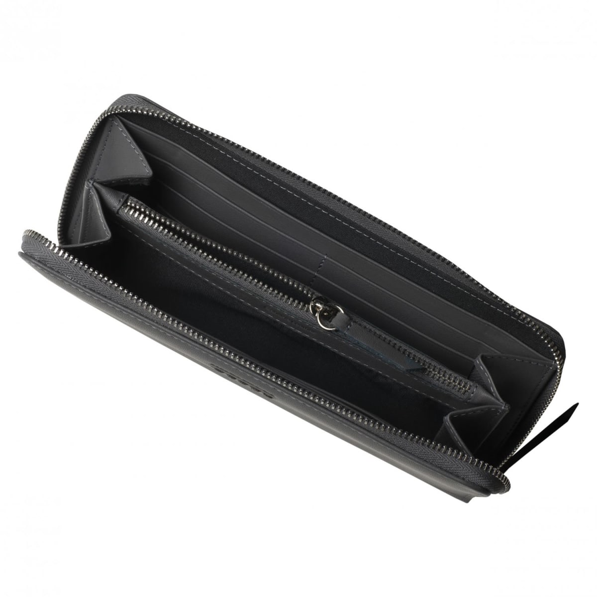 Zipped wallet Sellier Gris