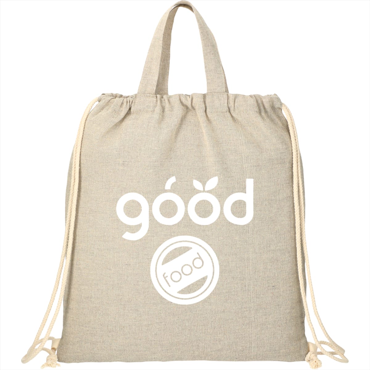 Recycled Cotton Drawstring Bag