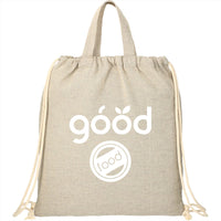 Recycled Cotton Drawstring Bag