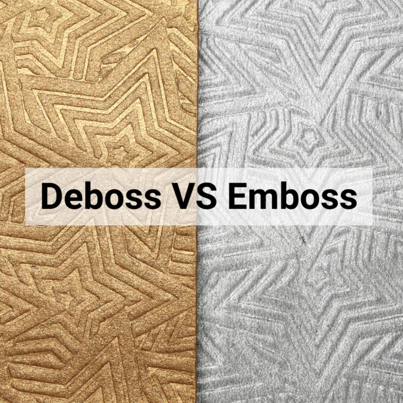 Deboss vs. Emboss: A Promotional Finish Face-off