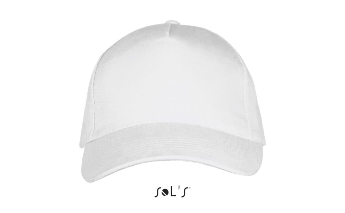 Cap 5 panel heavy brushed cotton LONG BEACH