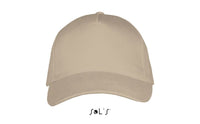 Cap 5 panel heavy brushed cotton LONG BEACH