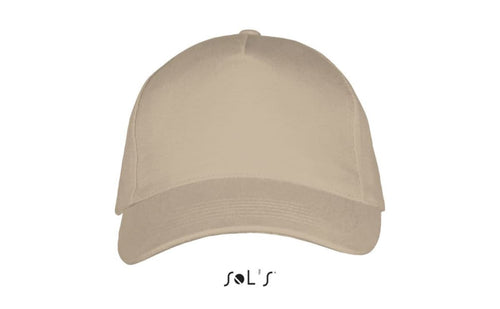 Cap 5 panel heavy brushed cotton LONG BEACH