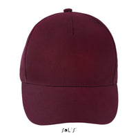 Cap 5 panel heavy brushed cotton LONG BEACH