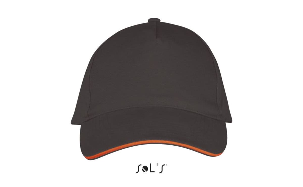 Cap 5 panel heavy brushed cotton LONG BEACH