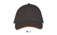 Cap 5 panel heavy brushed cotton LONG BEACH