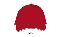 Cap 5 panel heavy brushed cotton LONG BEACH