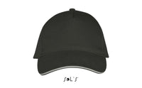 Cap 5 panel heavy brushed cotton LONG BEACH
