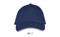 Cap 5 panel heavy brushed cotton LONG BEACH