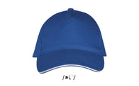 Cap 5 panel heavy brushed cotton LONG BEACH