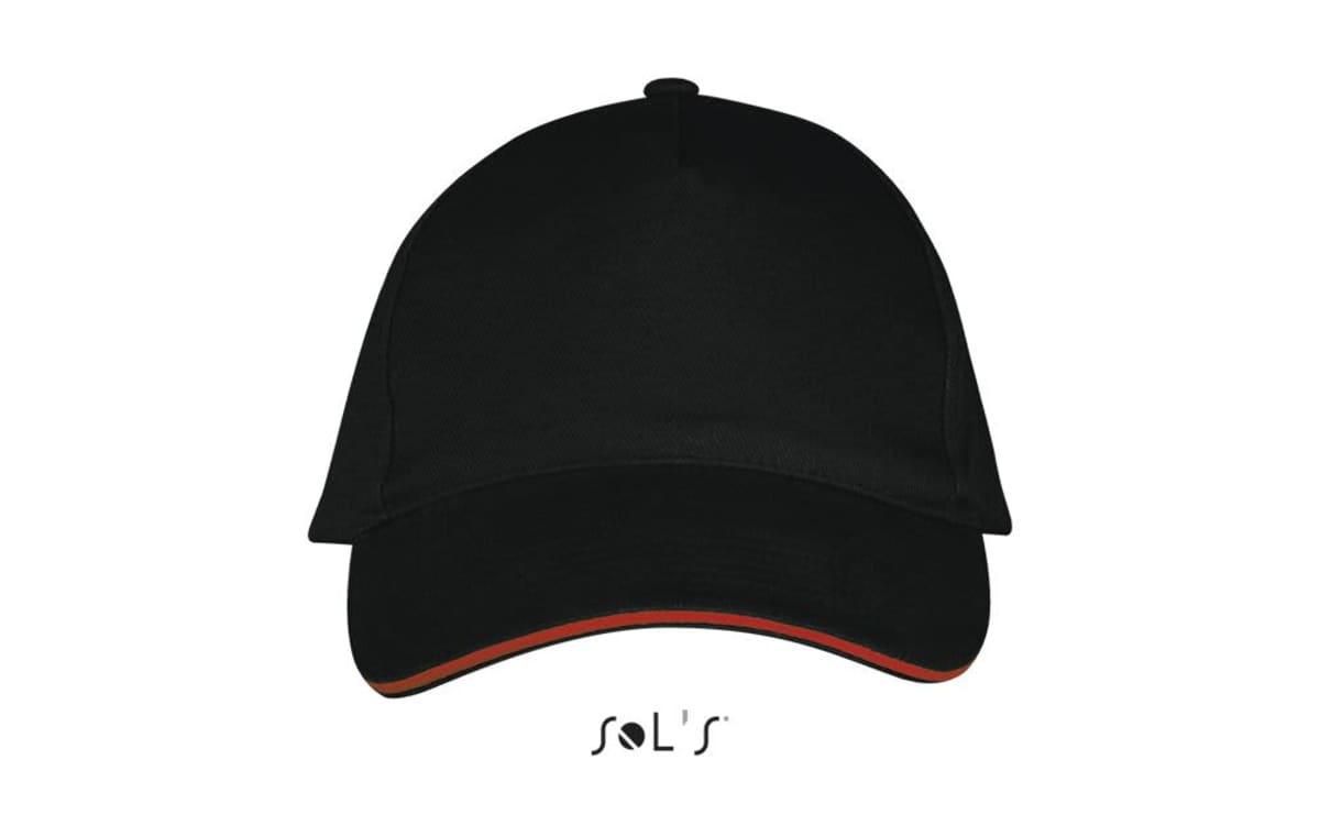Cap 5 panel heavy brushed cotton LONG BEACH