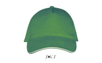 Cap 5 panel heavy brushed cotton LONG BEACH