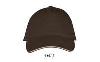 Cap 5 panel heavy brushed cotton LONG BEACH