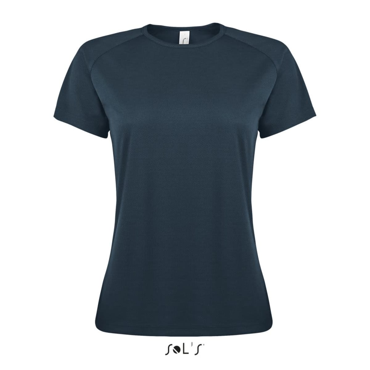 T shirt women's raglan sleeve 100% breathable polyester SPORTY
