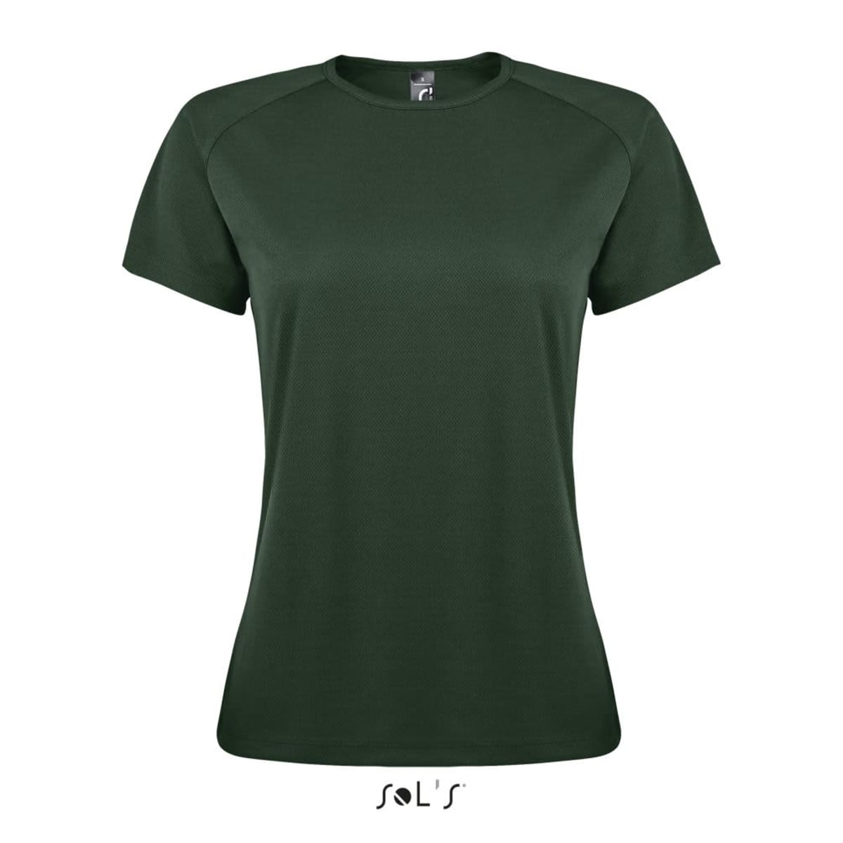 T shirt women's raglan sleeve 100% breathable polyester SPORTY