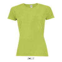 T shirt women's raglan sleeve 100% breathable polyester SPORTY