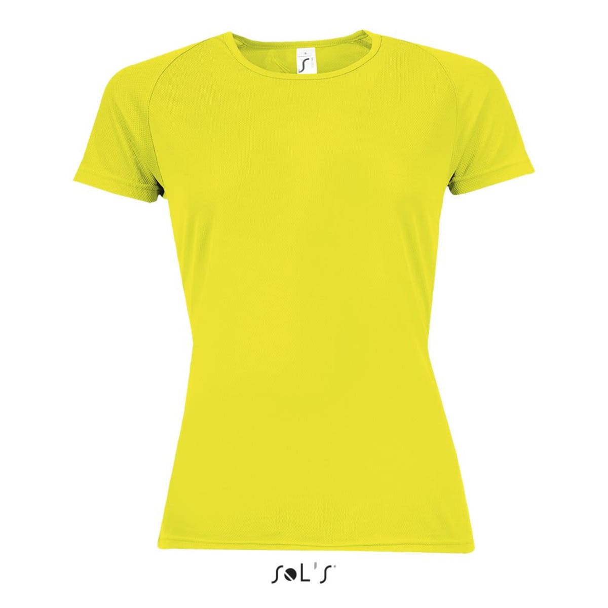 T shirt women's raglan sleeve 100% breathable polyester SPORTY