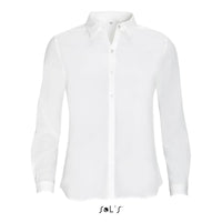 BETTY WOMEN'S LONG SLEEVE MOSS CREPE SHIRT