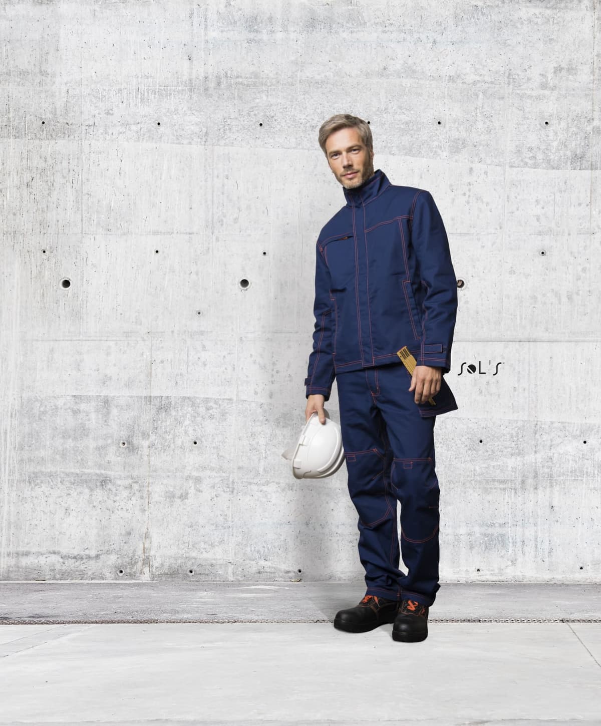 SECTION PRO MEN'S SOLID-COLOUR WORKWEAR TROUSERS
