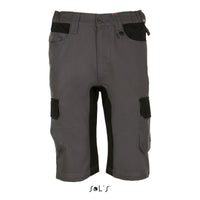 IMPULSE PRO MEN'S TWO-COLOUR WORKWEAR BERMUDA SHORTS