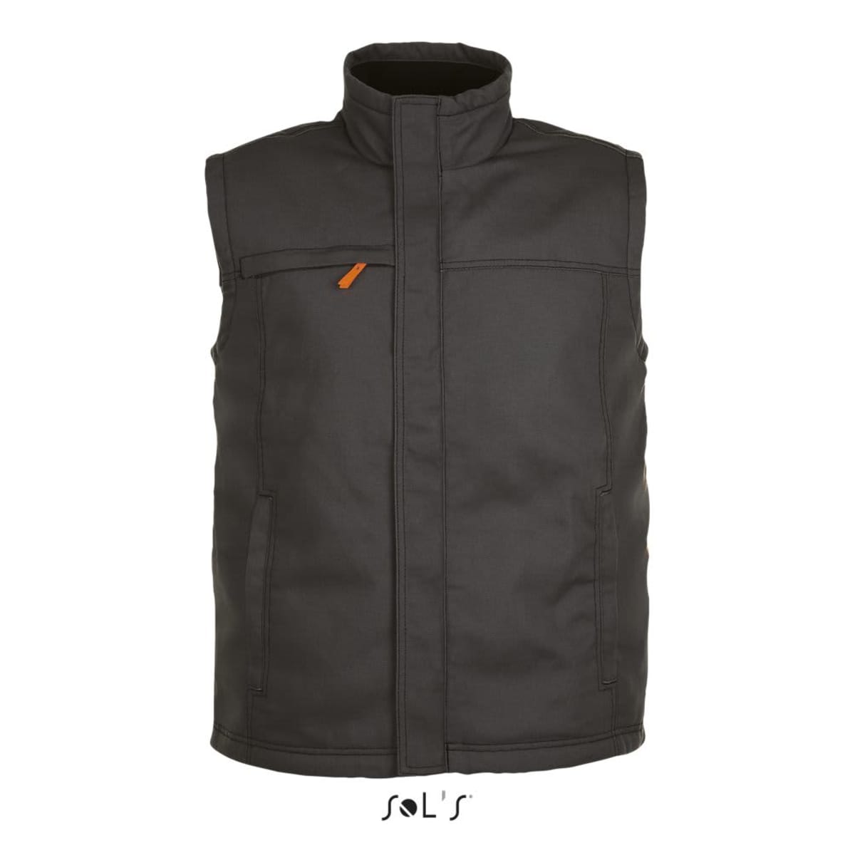 WORKER PRO MEN'S SOLID COLOUR WORKWEAR BODYWARMER