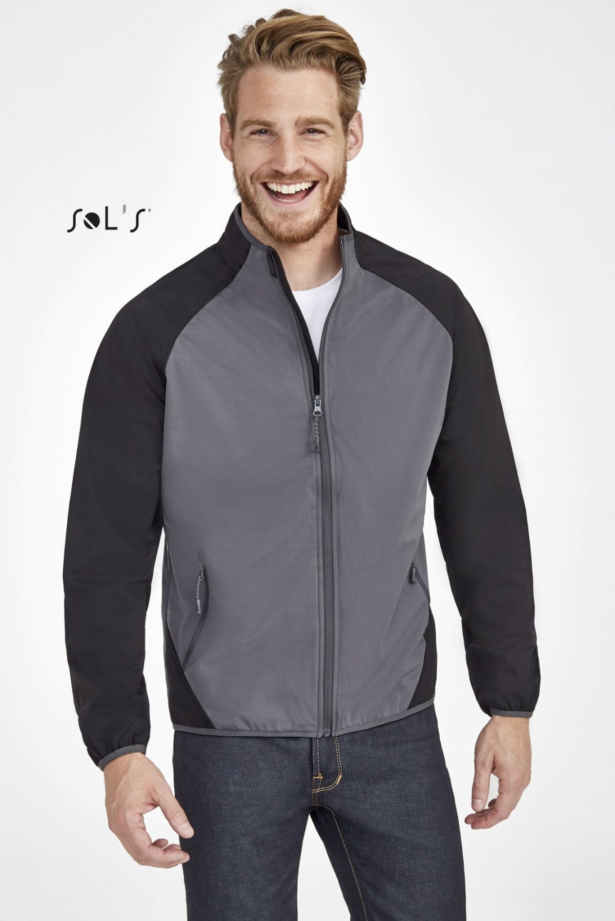 ROLLINGS MEN'S ULTRA LIGHT TWO-COLOUR SOFTSHELL JACKET