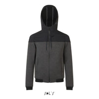 VOLTAGE UNISEX TWO-MATERIAL HOODED JACKET