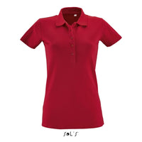 Polo shirt women's 95% ring spun cotton 5% elastane PHOENIX