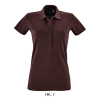 Polo shirt women's 95% ring spun cotton 5% elastane PHOENIX